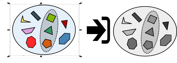 paso 1 convertir un vector svg a escala de grises