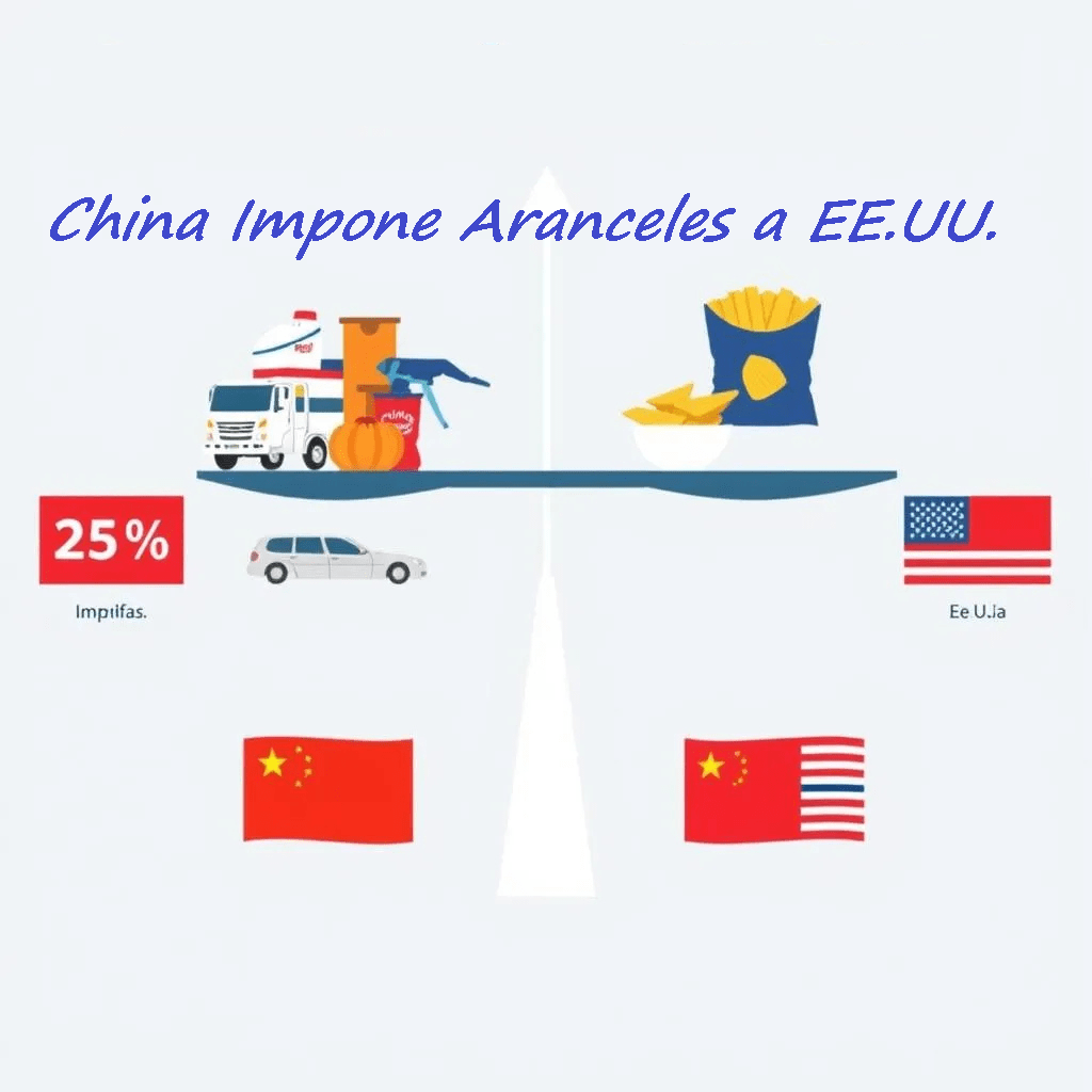China Impone Aranceles