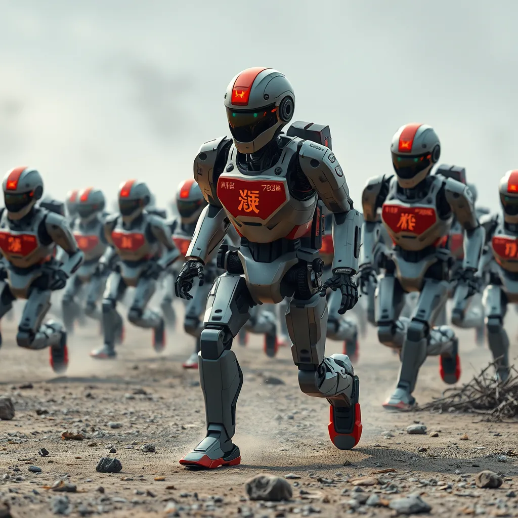 Robots Chinos que Corren 