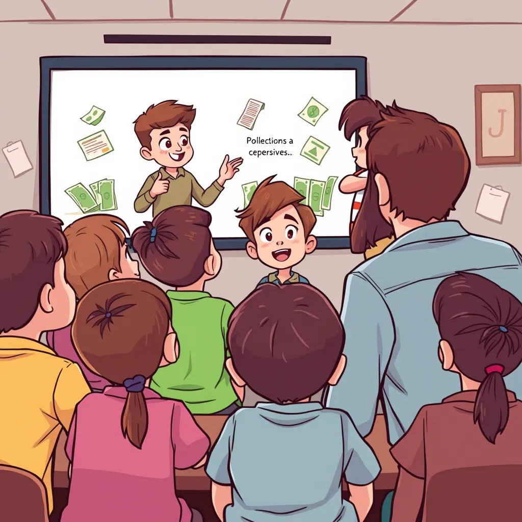 Javier Milei y la economia en dibujos animados