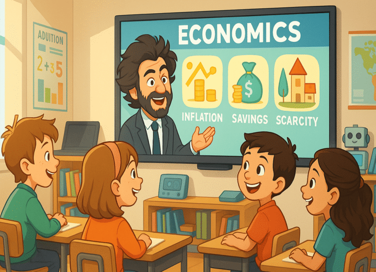 Javier Milei y la economía en dibujos animados
